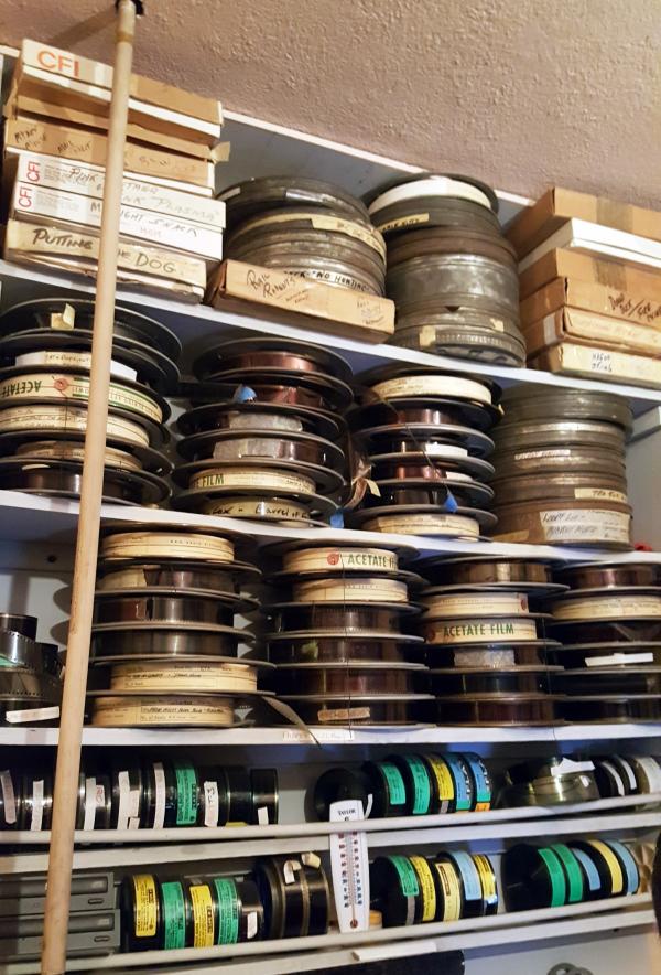 What happens to the actual movie reels when theaters stop