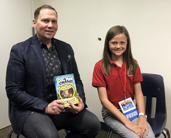 Annika interviews Dav Pilkey, author of the Dog Man and Captain Underpants series.