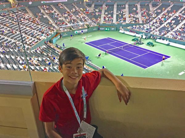 Ben at the at the BNP Paribas Open