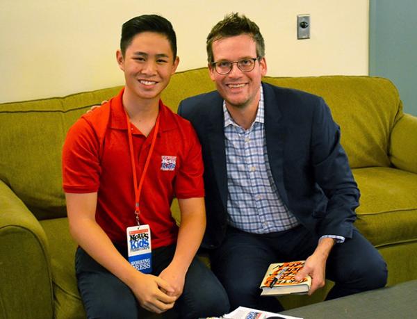 Jeremy with author John Green