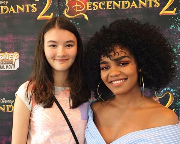 Charlotte with China Anne McClain