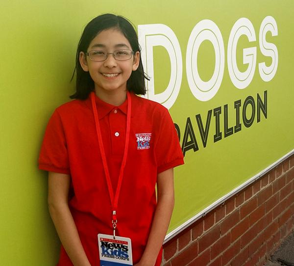 Helen at the Royal Melbourne Show All Breeds Dog Championships, photo courtesy of the author 