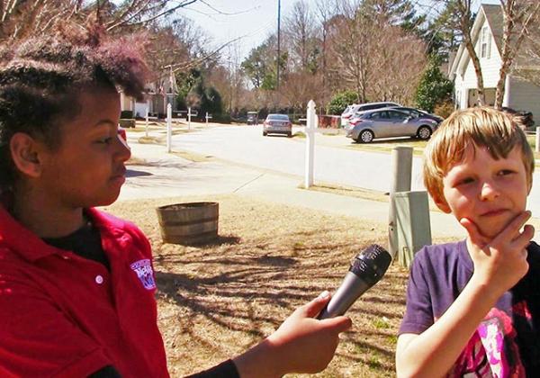 Genesis with Ethan Thompson, 8, who contemplates what he's looking for in a presidential candidate