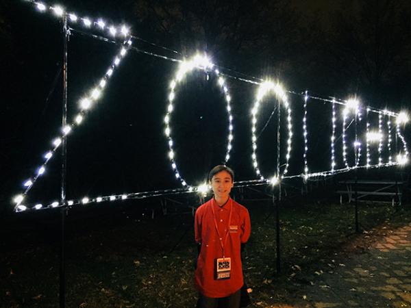 Daniel at the National Zoological Park