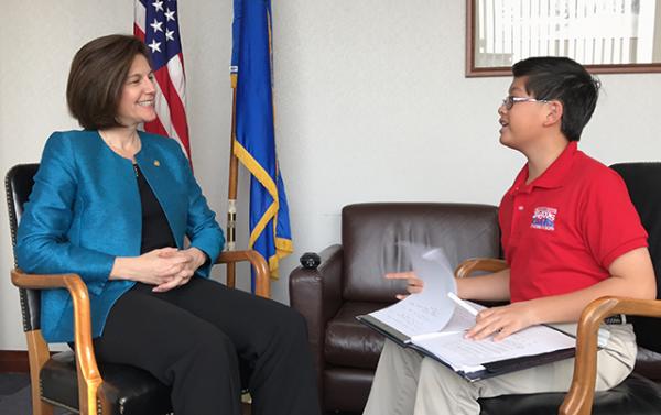 Alexander interviews Senator Catherine Cortez Masto. Alexander interviews Senator Catherine Cortez Masto.
