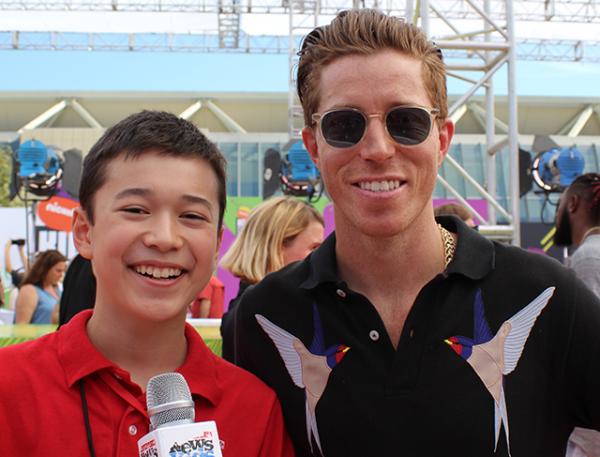 ax and professional snowboarder Shaun White