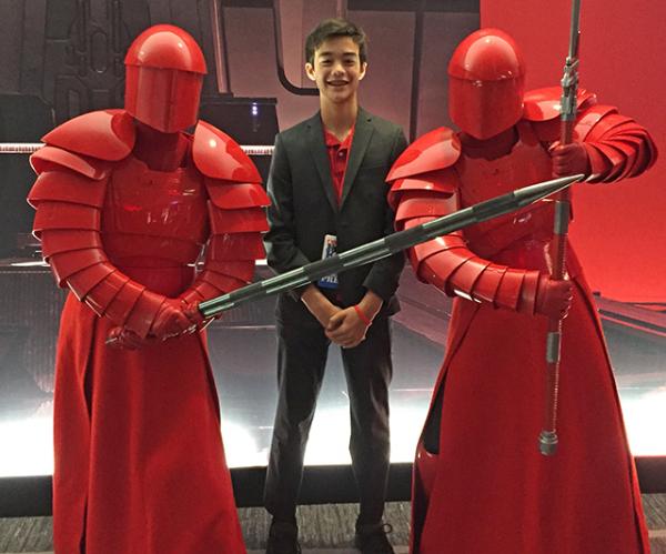 Ben with Praetorian Guard, Dec 3, 2017