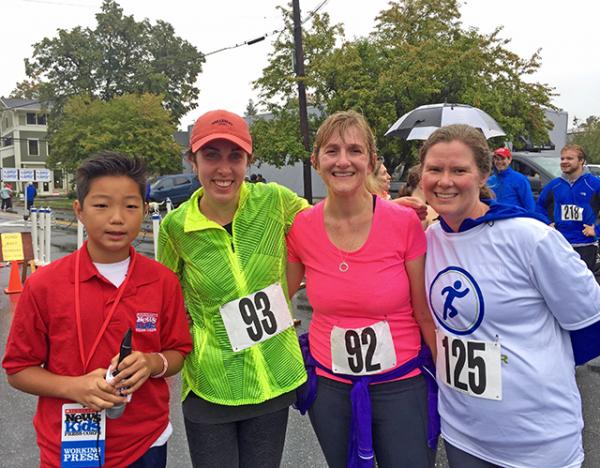 Participants at ABUW Em-Power 5K (run or walk) for teen mental health