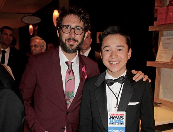Max and Josh Groban at the post Gala event at The Plaza Hotel in New York City