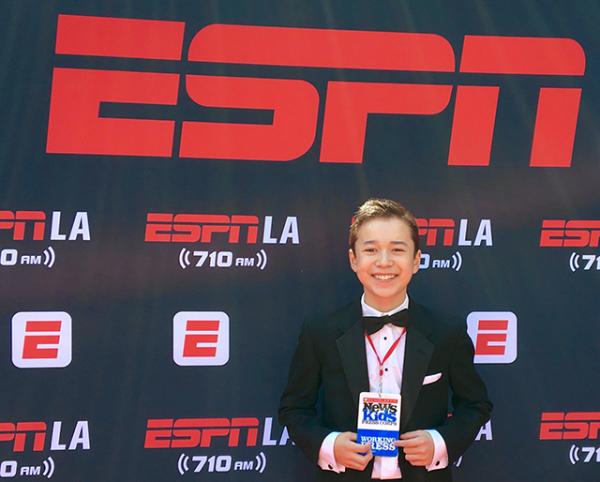 Max reporting at the 25th Annual ESPY Awards at the Microsoft Theatre in Los Angeles