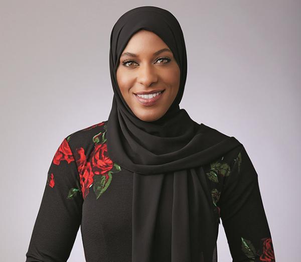 Ibtihaj Muhammad, an Olympic saber fencer.