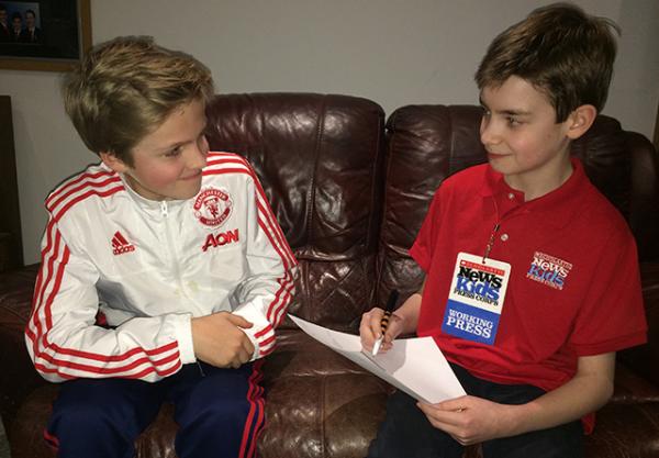 Ben interviews James Livermore, 12, from Emsworth, England