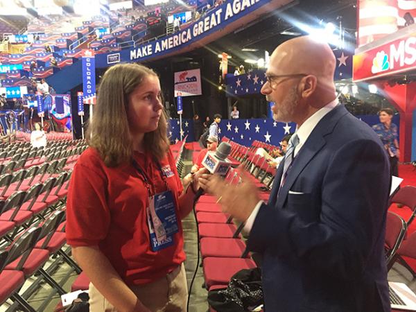 Kyra interviews political commentator Michael Smerconish.