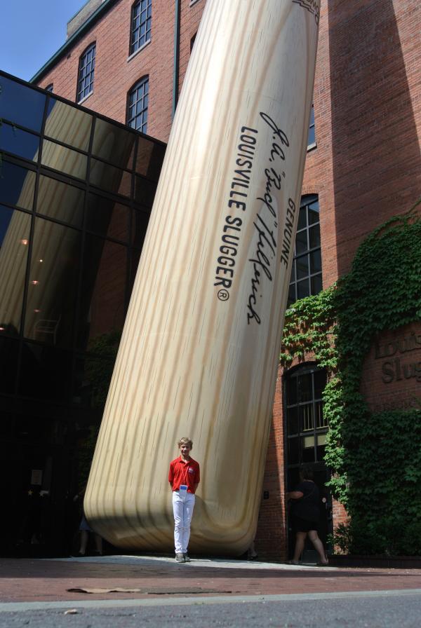 Babe Ruth Baseball Bat at Louisville Slugger Museum in Louisville, Kentucky