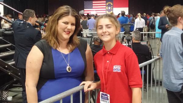 Loretta Boniti with Abigail in Greensboro, NC