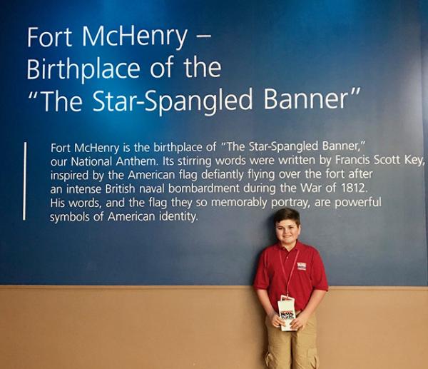 Nolan visits Fort McHenry National Monument and Historic Shrine in Baltimore, Maryland.