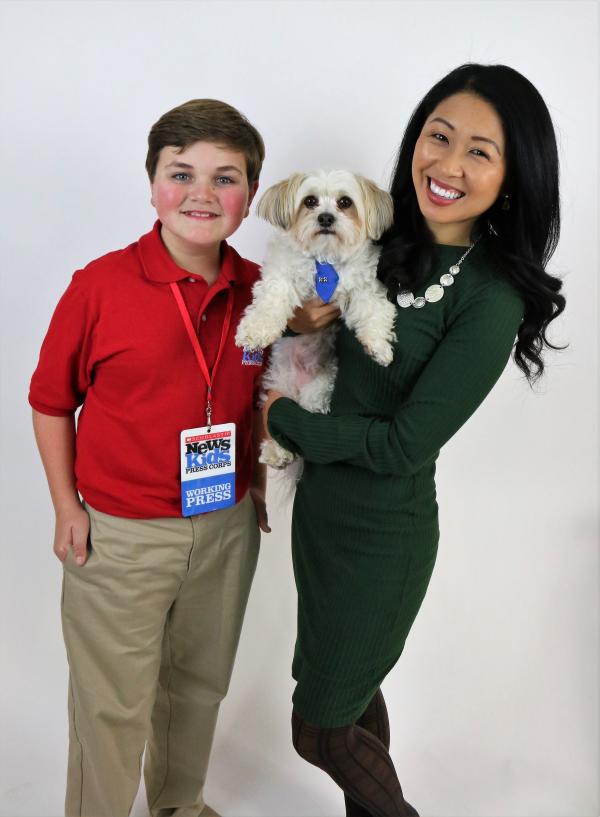  Nolan with Snowball and his owner, Jami Kinton, at their home in Cleveland, Ohio.