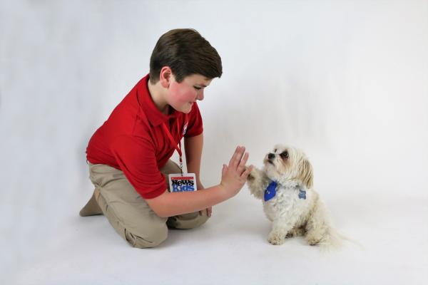 Snowball shows Nolan one of his many acting tricks.