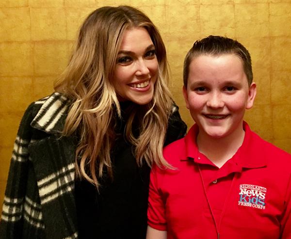 Rachel Platten backstage with Ryan at the Mystic Showroom Rachel Platten backstage with Ryan at the Mystic Showroom