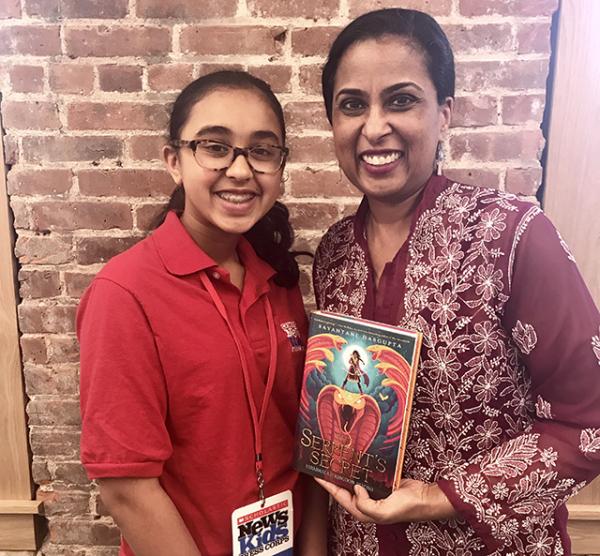 Sunaya with her mother, Sayantani DasGupta