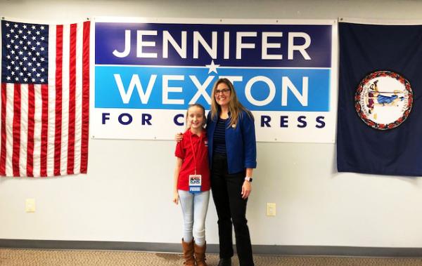 Sidonie Gillette with Jennifer Wexton