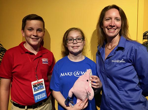 Ryan with Becca Paragi and Tammy Block