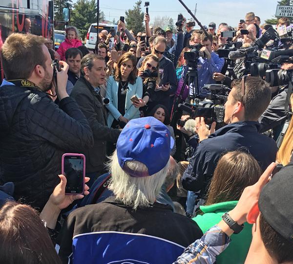 Ted Cruz campaigns in Altoona, Wisconsin.