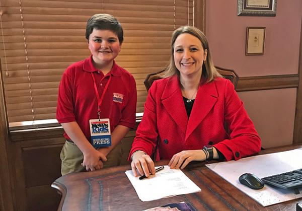 Nolan with Jennifer Highland president and CEO of the National First Ladies’ Library Canton, Ohio