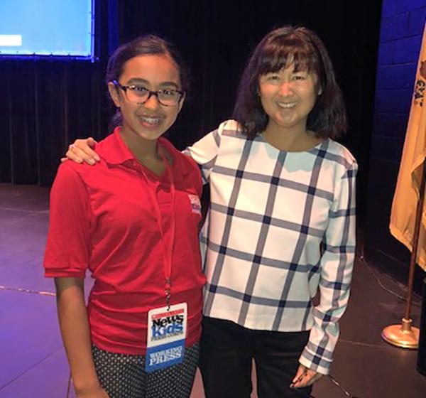 Sunaya With Maya Lin (Photo Courtesy of Author) 