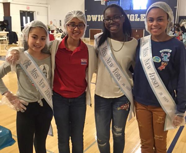 Kid Reporter with Isabella Galan, Jordan Sanchez, and Malak Ayyash, International Junior Miss Pageant winners Kid Reporter with Isabella Galan, Jordan Sanchez, and Malak Ayyash, International Junior Miss Pageant winners