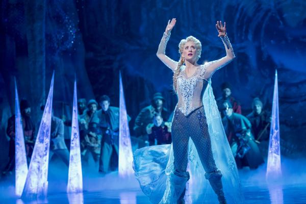 Caissie Levy as Elsa in Frozen