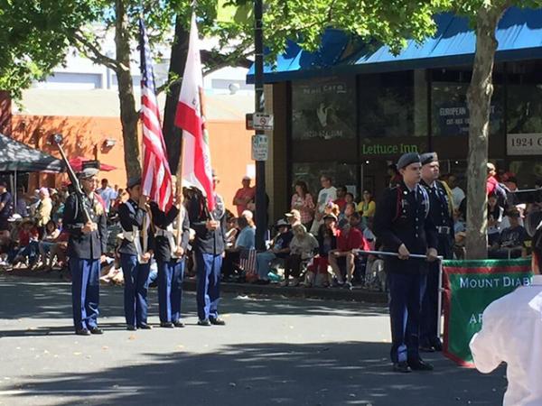 the Fourth of July parade at Concord, CA