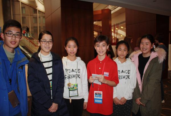 Daniel with a team of students from Shanghai, China