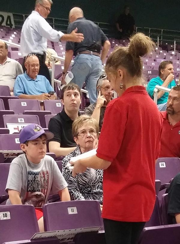 Abigail at Trump’s June 14 rally in Greensboro, NC