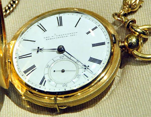 Abraham lincoln pocket outlet watch