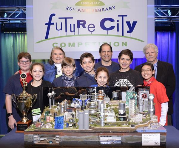 Winners of the Future City competition, photo by KRR Photography Limited