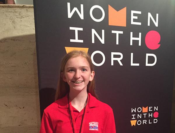 Skylar at the Women in the World Summit Skylar at the Women in the World Summit