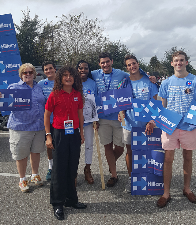 University of Central Florida and University of Florida students - Gators for Hillary and Knights for Hillary