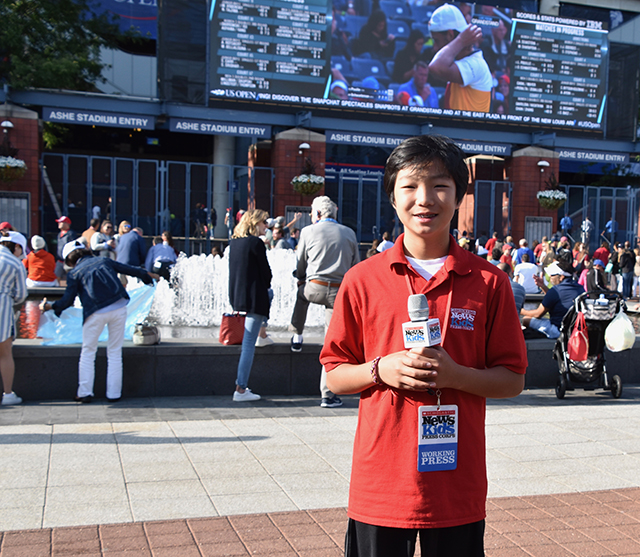 Stone at Billie Jean National Tennis Center