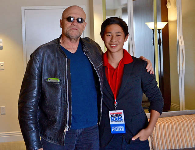 Yondu (Michael Rooker), with Jeremy