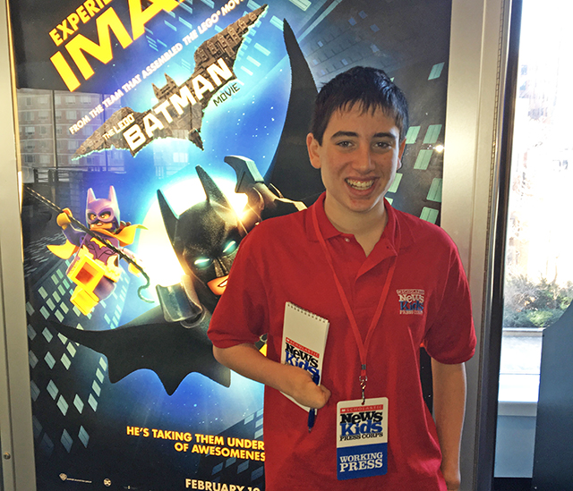 Ethan attends a screening of the new 3D superhero comedy from Warner Bros.