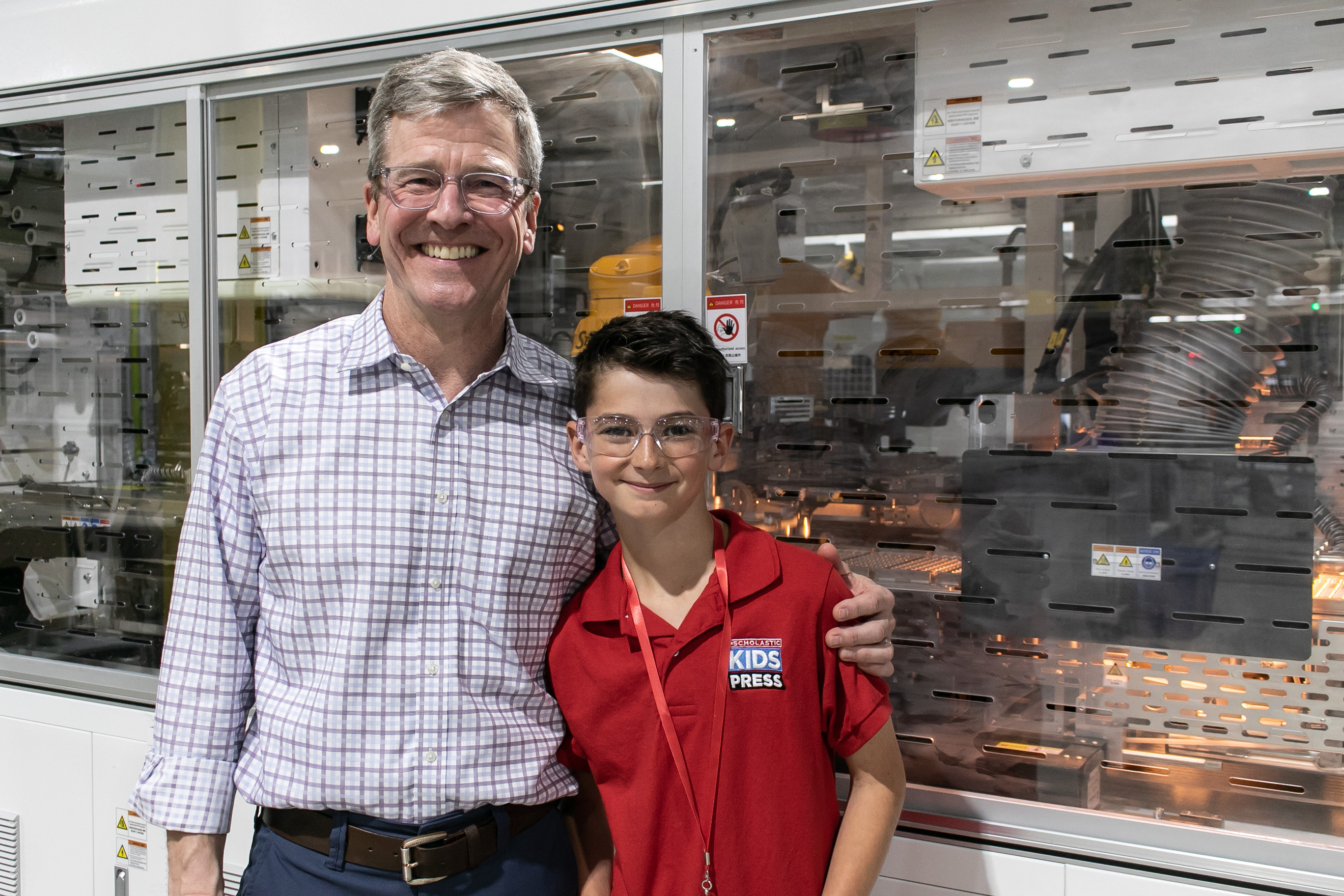 General Manager Mick McDaniel and Asher Freije