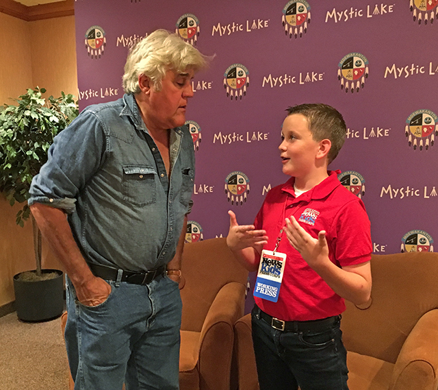 Ryan with Jay Leno 