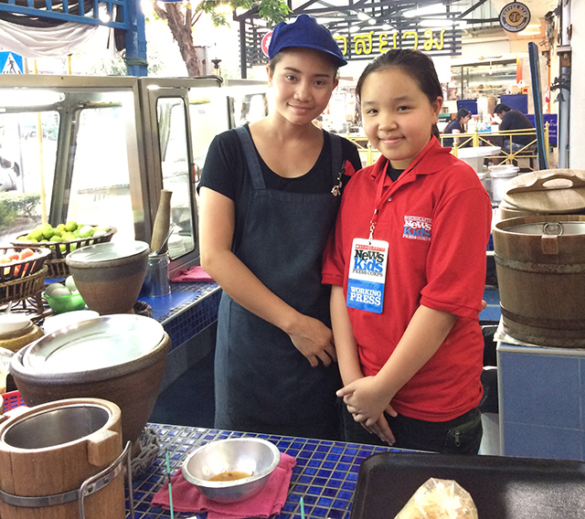 Miss Wiang Chotikamas of the somtum stall.