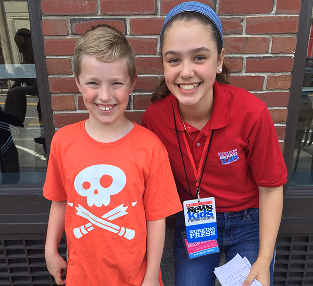 7-year-old Connolly, a second grader, with Lilian