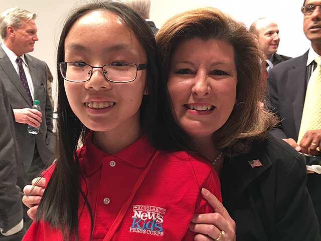 Victoria with Republican candidate for the House of Representatives Karen Handel