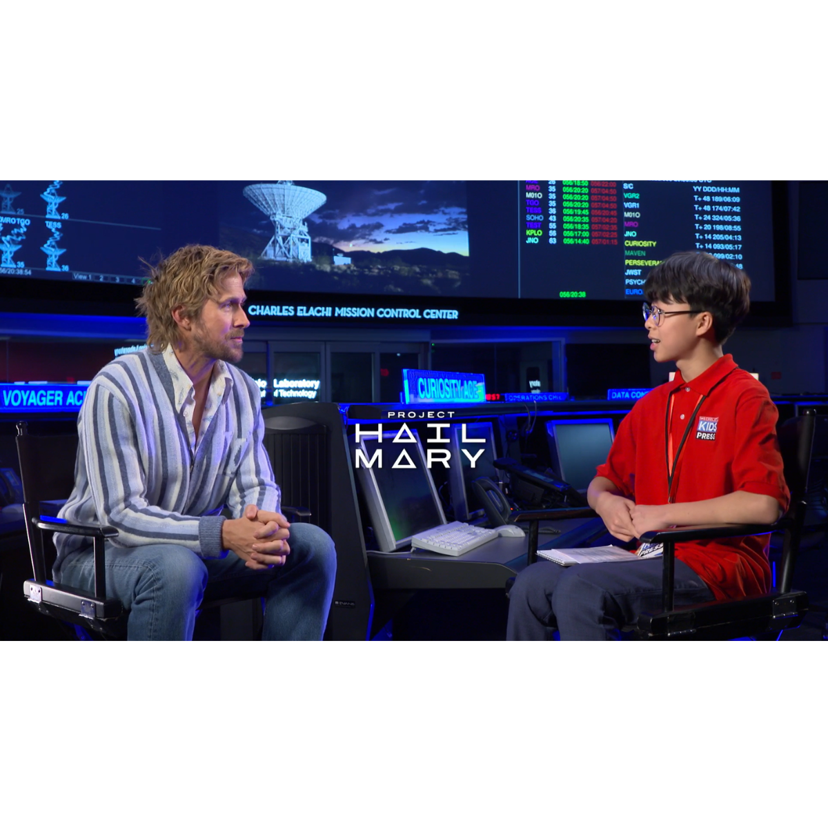 Scholastic Kid Reporter Aiden An interviews actor Ryan Gosling about his new film, Project Hail Mary. Scholastic Kid Reporter Aiden An interviews actor Ryan Gosling about his new film, Project Hail Mary.