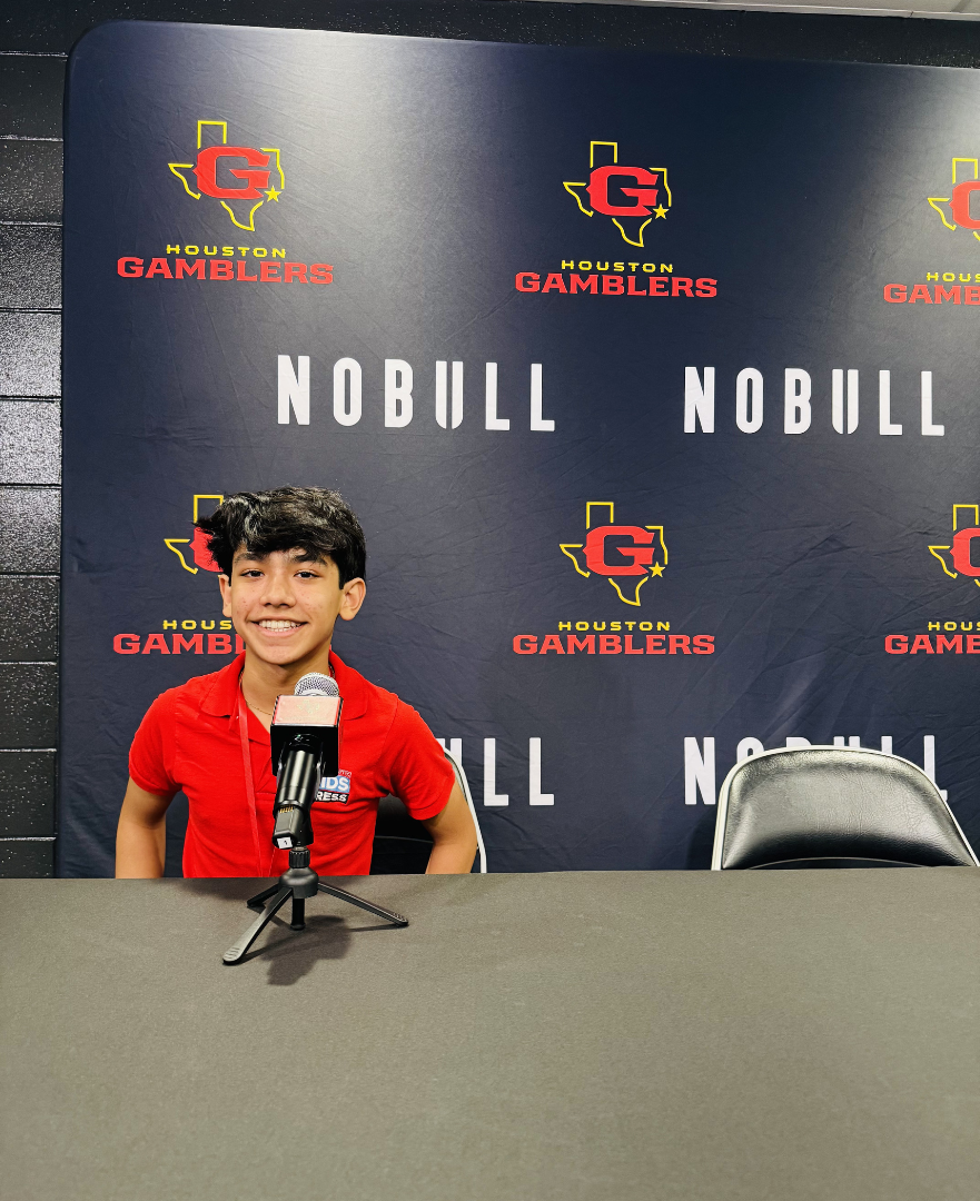 Scholastic Kid Reporter Kush Kalra attended the game at Shell Stadium with the Houston Gamblers going up against the St. Louis Battlehawks. 