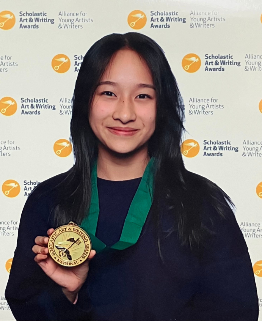 Lillian Zhou received a National Gold Medal from the Scholastic Art & Writing Awards for the second consecutive year. Lillian Zhou received a National Gold Medal from the Scholastic Art & Writing Awards for the second consecutive year.