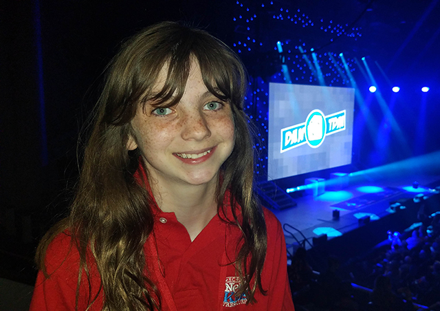 Lillian at the DAR Constitution Hall in Washington, D.C. 